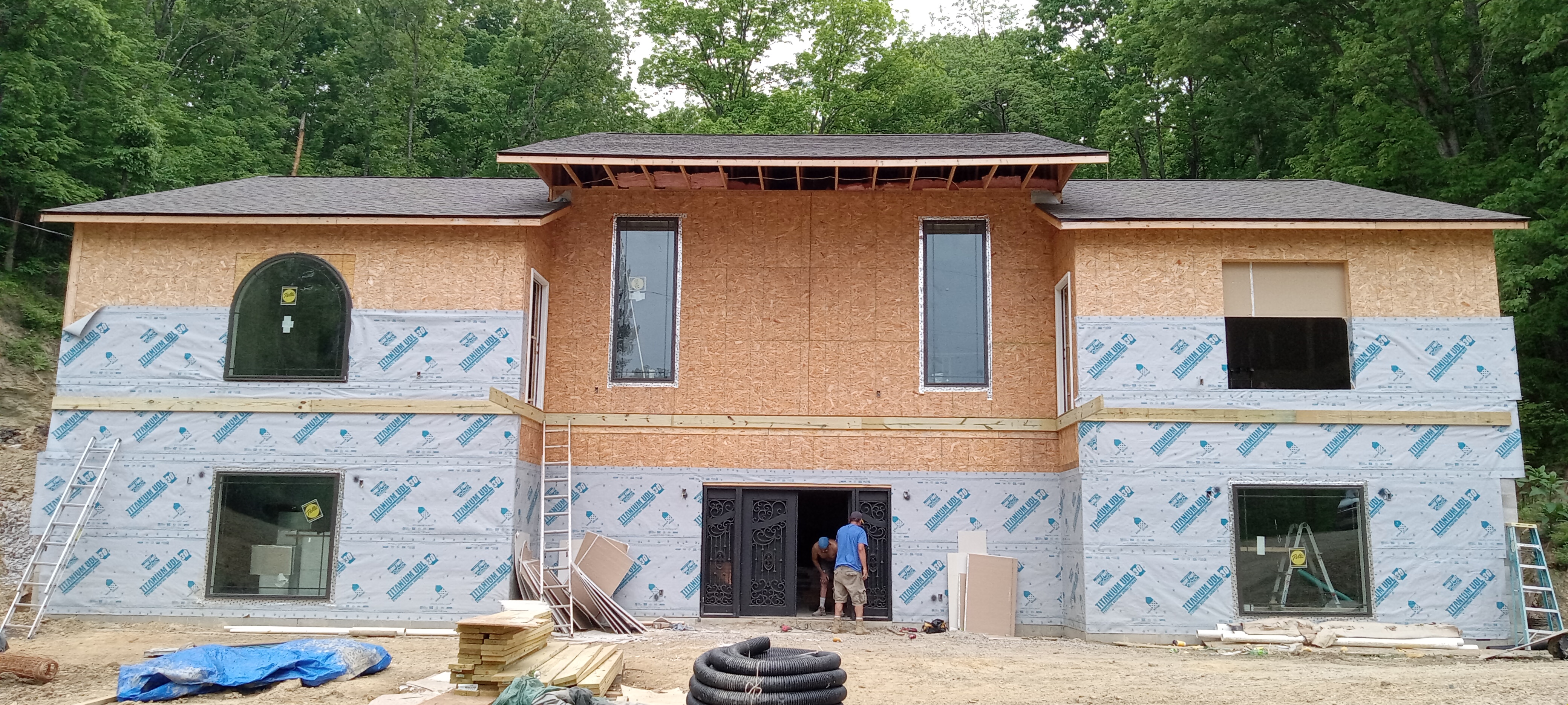 Wall framing progress