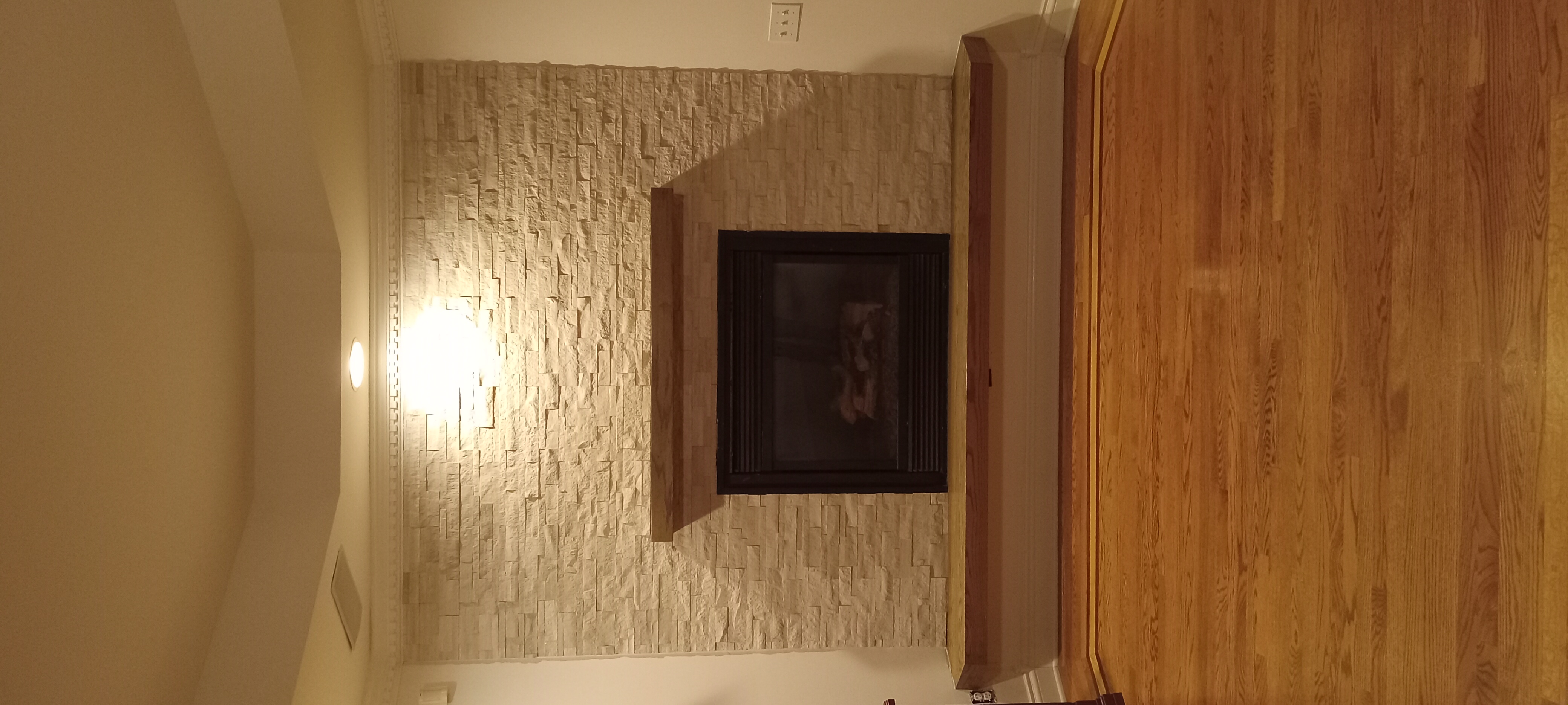 Ledgestone Fireplace Remodel