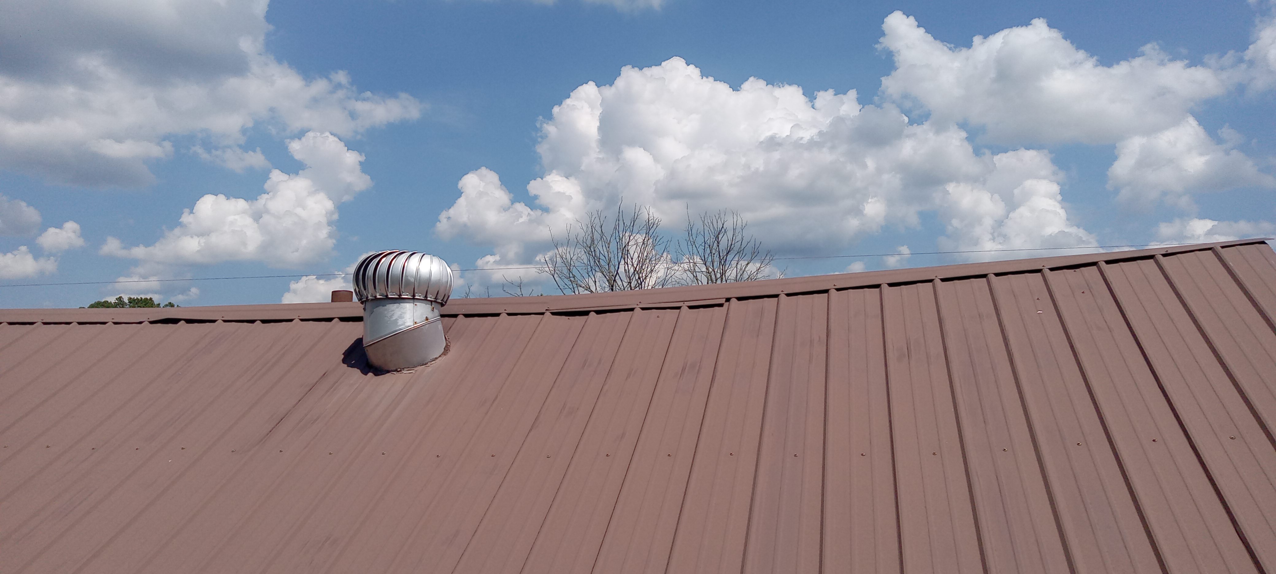 Roof condition before