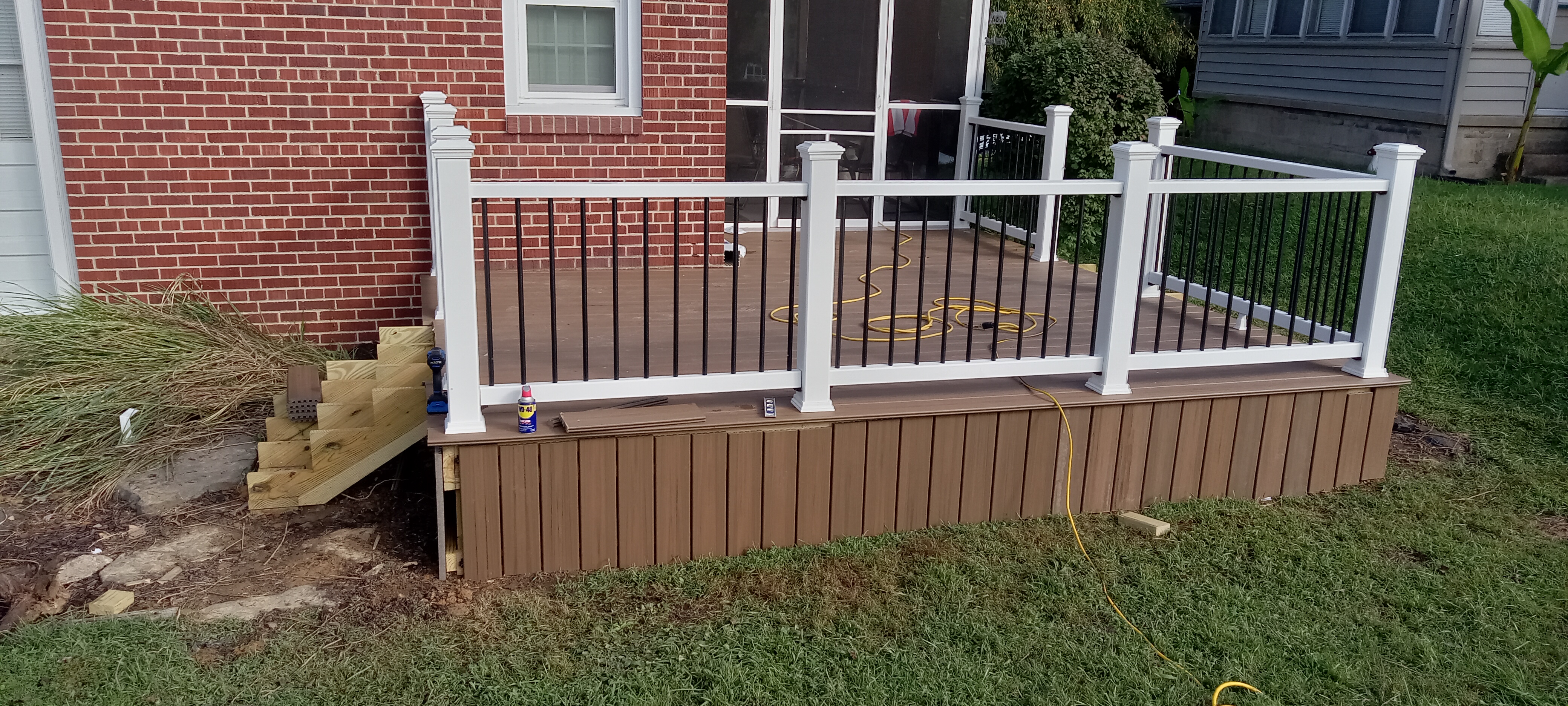 Balusters installed