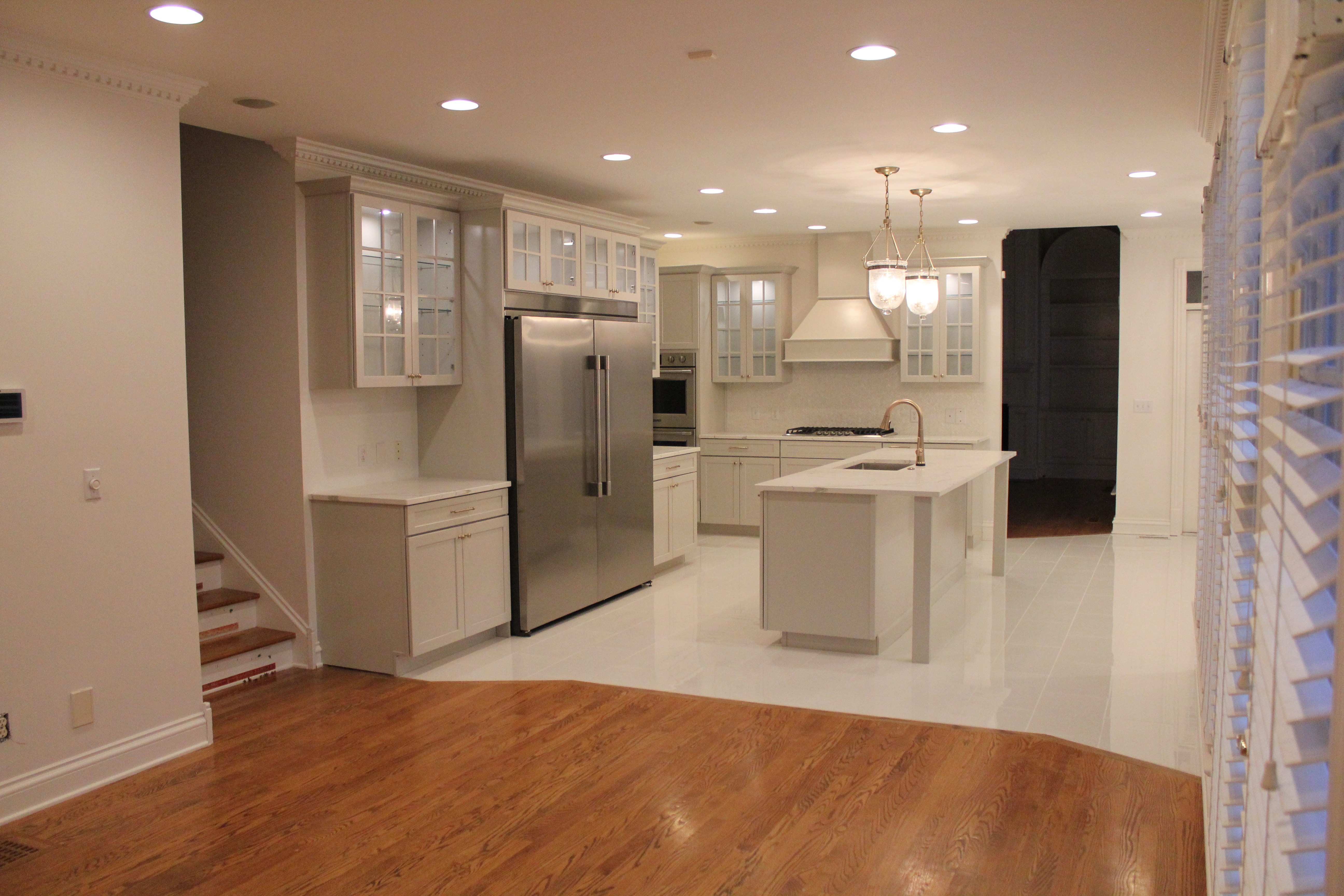 Finished kitchen wide